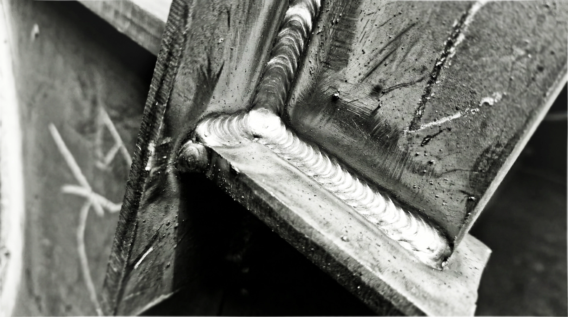 detail drawing of steel plate welds